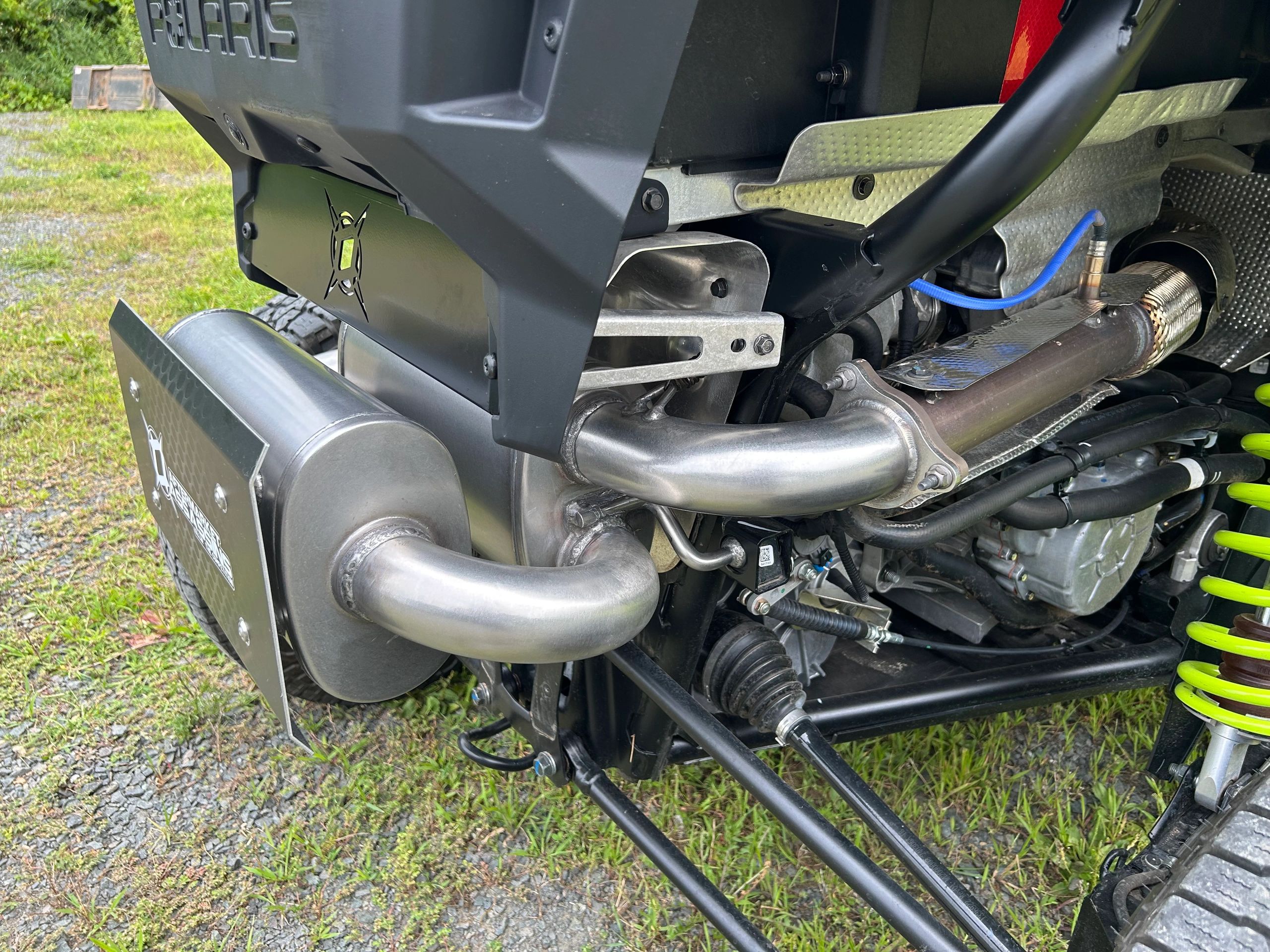AA Dual Suppressor Slip-On Exhaust for 2020-Up RZR Pro XP/Turbo R/Pro S - Image 3